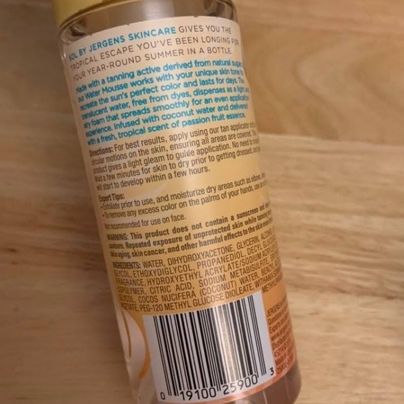 SOL by Jergens SUNLESS TANNING Water Mousse MEDIUM 5 fl. oz. - Picture 4 of 4